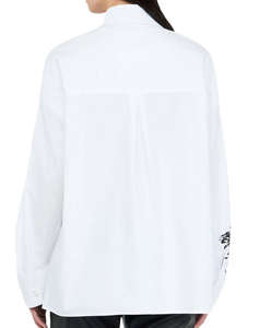 LIU JO BLACK_CF5C06_CAMICIA CON STAMPA PIAZZATA WOMENS SHIRT