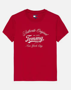 TOMMY JEANS TJW REG ESSENTIAL LOGO 1 TEE EXT