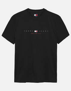 TOMMY JEANS TJM REG FLAG LINEAR SS TEE EXT