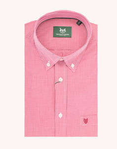 THE BOSTONIANS РИЗА CHESTER ПОПЛИН REGULAR FIT MiniCheck POPLIN Button-down Regular Fit