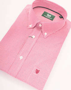THE BOSTONIANS РИЗА CHESTER ПОПЛИН REGULAR FIT MiniCheck POPLIN Button-down Regular Fit
