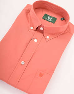 THE BOSTONIANS РИЗА POPLIN REGULAR FIT Plain POPLIN Button-down Regular Fit