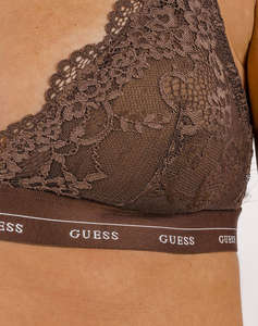 GUESS JANE TRIANGLE - FLOWERY LACE BAND SOLID БЕЛЬО W