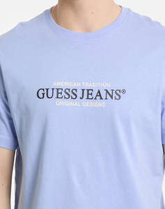 GUESS JEANS GJ SS CN REG AMERICA - MID ORGANIC HEAVY JERSEY 205 BLOUSE M