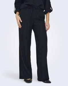 ONLY ONLCARO MW LINEN BL PULL-UP PANT CC PNT