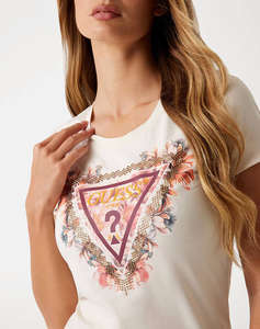 GUESS SS TRIANGLE FLOWERS TEE МЪЖКА ТЕНИСКА