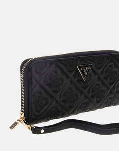 GUESS ADELASIA SLG LARGE ZIP AROUND ДАМСКИ АКСЕСОАРИ (Размери: 21 x 10 x 2см.)