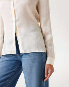 GUESS LS MARTHE LOGO SHIRT WOMENS SHIRT