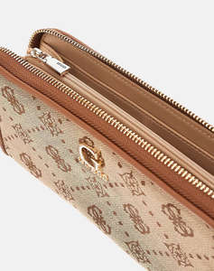 GUESS NEDA SLG LARGE ZIP AROUND ДАМСКИ АКСЕСОАРИ (Размери: 21 x 10 x 2см.)