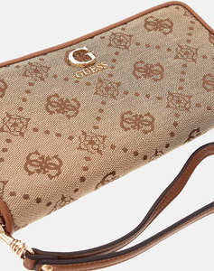 GUESS NEDA SLG LARGE ZIP AROUND ДАМСКИ АКСЕСОАРИ (Размери: 21 x 10 x 2см.)