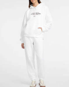 GUESS JEANS GJ HOOD OS AMERICAN TR SWEAT WOMENS SWEATSHIRT