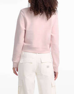 GUESS JEANS GJ CN CROPPED FLOWER SWEAT WOMENS SWEATSHIRT
