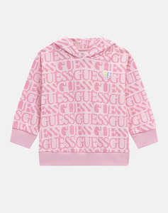 GUESS HOODED LS ACTIVE TOP СУИТШЪРТ GIRL МОМИЧЕ