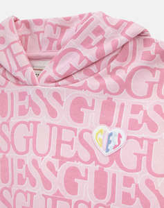 GUESS HOODED LS ACTIVE TOP СУИТШЪРТ GIRL МОМИЧЕ