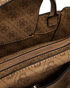 GUESS BRENTON SML GIRLFRIEND SATCHEL ДАМСКА ЧАНТА (Размери: 28 x 19 x 10см.)