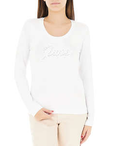 GUESS CN LS EMBRO SCRIPT LOGO TEE МЪЖКА ТЕНИСКА