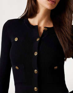 GUESS LS CN EMMIE CARDI SWTR WOMENS JACKET