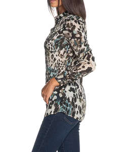 GUESS LS CLOUIS SHIRT WOMENS SHIRT