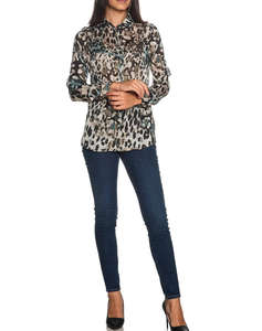 GUESS LS CLOUIS SHIRT WOMENS SHIRT