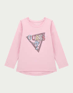 GUESS HIGH LOW LS T-SHIRT BLOUSE GIRL МОМИЧЕ
