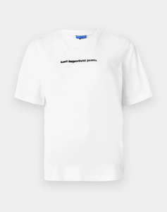 KARL LAGERFELD JEANS KLJ REG BLUR LOGO TEE