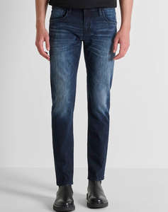 ANTONY MORATO MMDT00282FA7506011W02123 MIN OF 10 JEANS KURT COMFORT TAPERED FIT IN ICONIC BLUE OD DENIM MENS TROUSERS