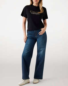 GUESS CN SL GUESS TOUR DATES TEE ДАМСКА БЛУЗА