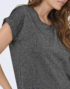 ONLY ONLMOSTER GLITTER S/S TOP NOOS JRS