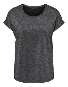 ONLY ONLMOSTER GLITTER S/S TOP NOOS JRS