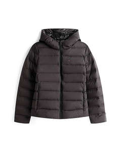 TOMMY JEANS TJW SLIM HOOD PRNT DOWN JCKT EXT