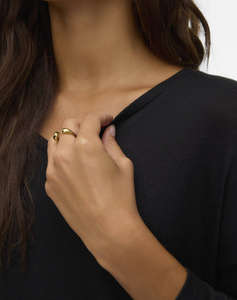 VERO MODA VMBRIANNA 3/4 V-NECK BLOUSE BOO