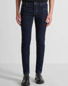 ANTONY MORATO MMDT00241FA7505111W01907 MIN OF 12 JEANS OZZY TAPERED FIT IN ICONIC BASIC BLUE DENIM MENS TROUSERS