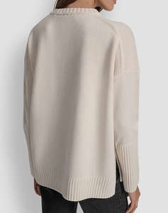 DKNY DJ4R0362 LOGO ДЪЛЪГ ПУЛОВЕР DKNY