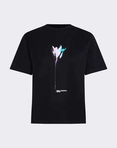 KARL LAGERFELD JEANS KLJ REG FLOWER COLOUR TEE