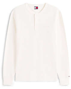 TOMMY JEANS TJM SLIM WAFFLE SCRIPT HENLEY