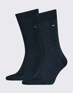 TOMMY HILFIGER TH MEN SMALL STRIPE SOCK 2P