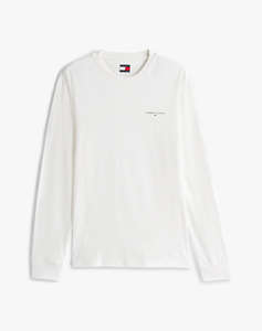 TOMMY JEANS TJM SLIM CHEST LINEAR LS TEE EXT