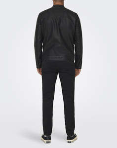 ONLY&SONS ONSMIKE PU RACER JACKET OTW NOOS