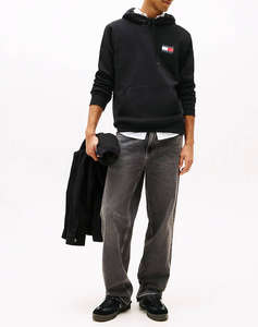 TOMMY JEANS TJM REG ESSENTIAL FLAG HOOD EXT