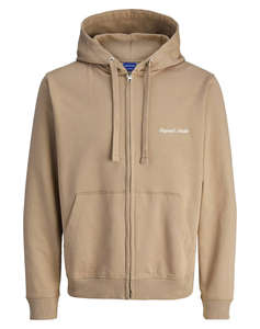 JACK&JONES JORNORREBRO EMB SWEAT ZIP HOOD NOOS