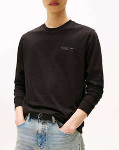 TOMMY JEANS TJM SLIM CHEST LINEAR LS TEE EXT