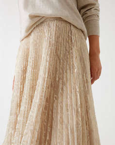 GUESS CHARLOTTE PLEATED SKIRT WOMENS SKIRT