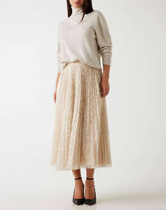 GUESS CHARLOTTE PLEATED SKIRT WOMENS SKIRT