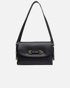 GUESS LEFIA FLAP SHOULDER BAG ДАМСКА ЧАНТА (Размери: 22 x 15.5 x 8см.)