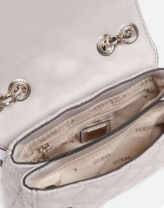 GUESS GIULLY II MINI 2 COMP CVRT FLP ДАМСКА ЧАНТА (Размери: 18 x 12 x 6см.)