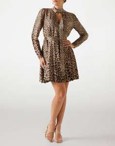 GUESS BY MARCIANO ALANIS WRAP W/TIE LS DRESS WOMENS DRESS