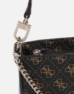 GUESS NOELLE II MINI TP ZP SHLDR BAG ДАМСКА ЧАНТА (Размери: 22 x 14 x 4см.)