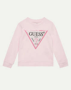GUESS LS ACTIVE TOP - MID ORG CO UNBRUSH FLEECE 290 ДЕТСКИ СУИТШЪР GIRL