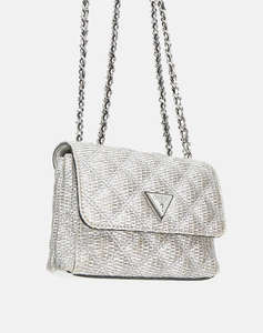 GUESS GIULLY II MINI 2 COMP CVRT FLP ДАМСКА ЧАНТА (Размери:18 x 12 x 6см.)