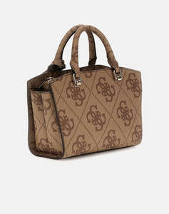 GUESS QUEENSLAND MINI SATCHEL ДАМСКА ЧАНТА (Размери: 22 x 14 x 8см.)